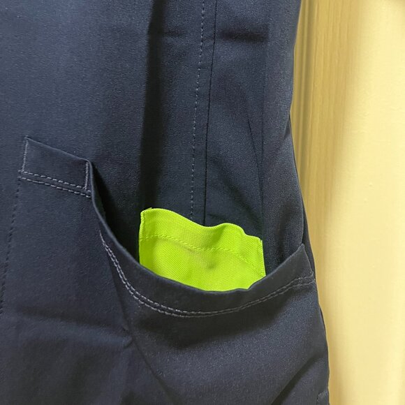 Navy Blue Scrub Top - Picture 4 of 9